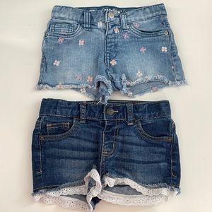 Girls, Cat & Jack 4t cutoff shorts